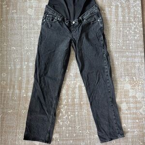 Abercrombie & Fitch Black Straight Leg Jeans